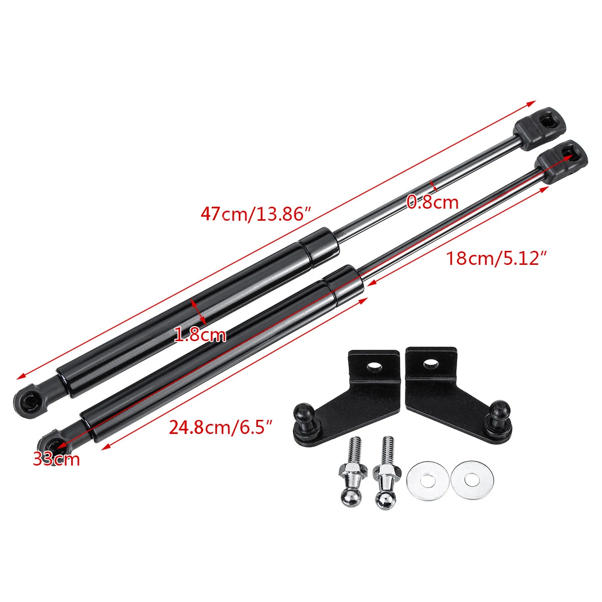 Car Front Engine Cover Hood Shock Lift Struts Bar Support Rod Arm Gas Spring Bracket For Hyundai Grand Starex H1 2007