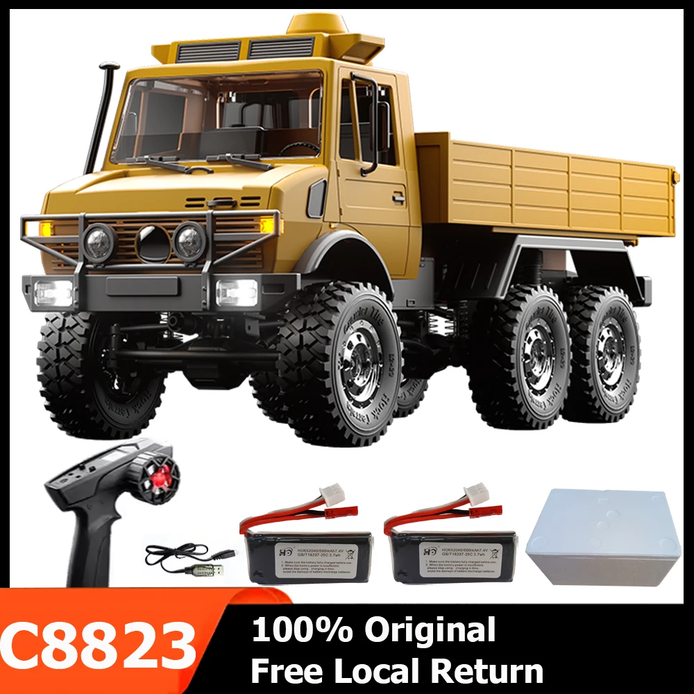 JJRC C8823 6WD RCカー 1/18 クライミング輸送救助RCトラック 2.4G