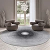 Wabi-sabi Style Carpets for Living Room Minimalist Bedroom Decor Plush Rug Round Bedside Floor Mat Fluffy Soft Thickened Carpet 4