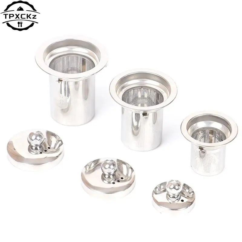 Tea infuser tea strainer tea filter 1PC S/M/L Reusable Stainless Steel Tea Strainer Mesh Infuser Basket for Mug Teapot