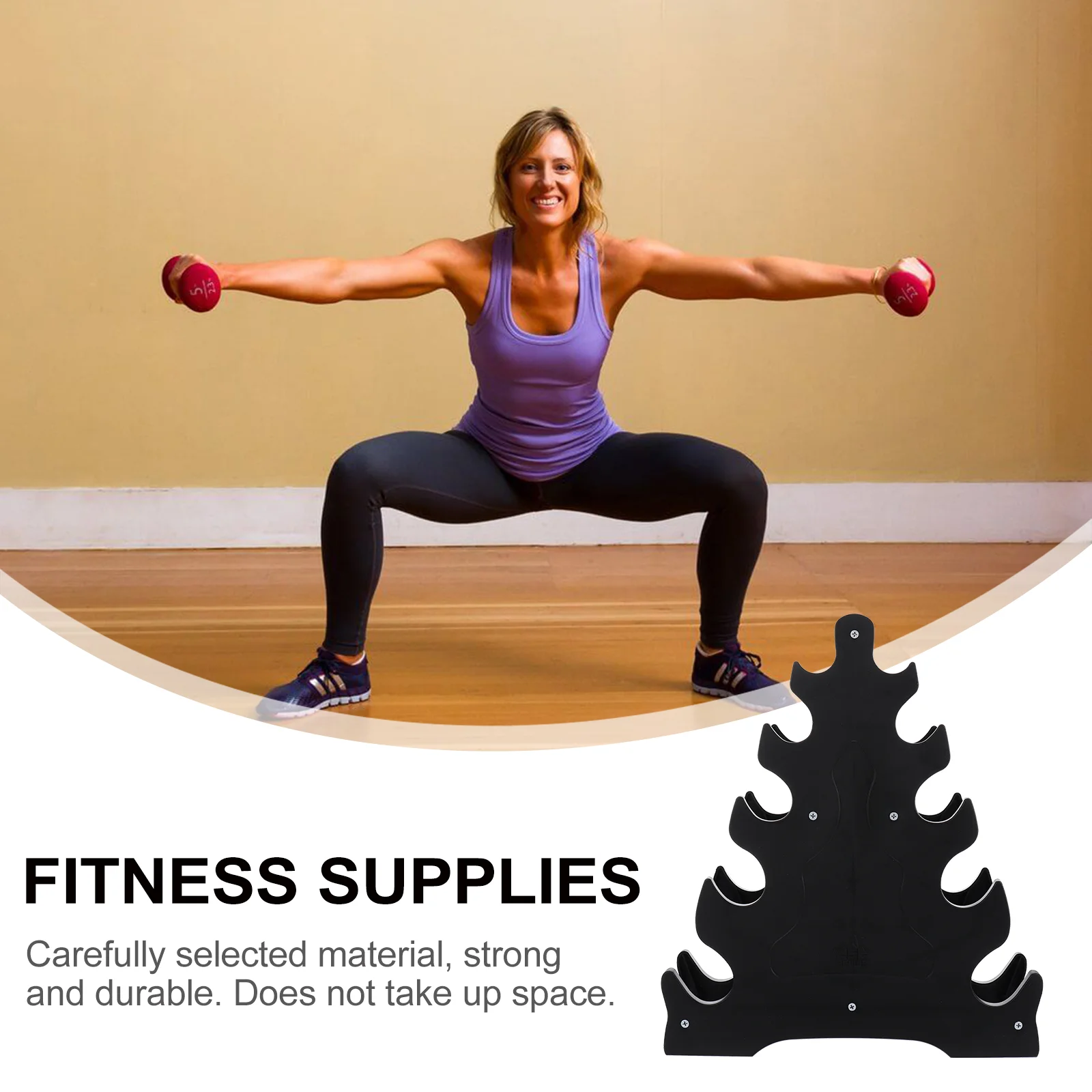 Dumbbell Rack Dumbbell Rack Stand AFrame Weight Rack Compact Dumbbell Holder Home Saver Triangle Shaped