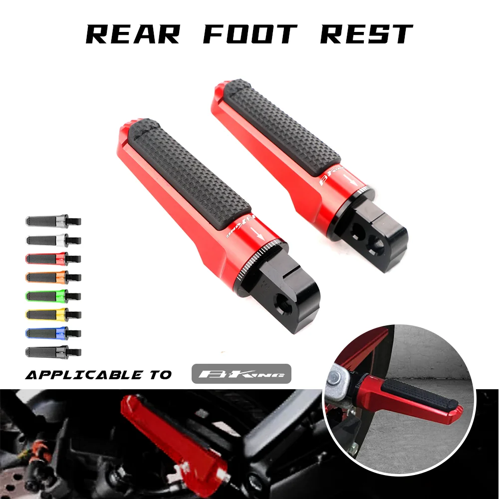 

Rear Passenger Foot Pegs Footrests For Suzuki GSR600 GSR750 GSR 600 750 GSX-R600 GSX-R750 GSXR600 GSXR750 GSXR1000 B-KING