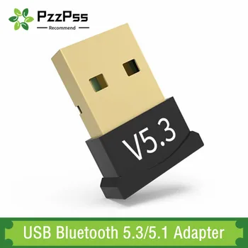 블루투스 5.3 오디오 블루투스 동글, 무선 USB 어댑터, USB 블루투스 5.1 어댑터, 송신기 리시버, 컴퓨터 PC 노트북용