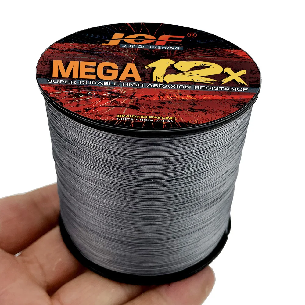 

12 Strands Cord for Fishing 300m 500m 1000m Braid Wire Super Multifilament PE Braided Fishing Line Strong Strength 25LB-120LB