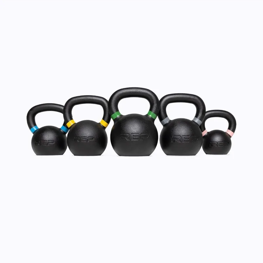 FITNESS Kettlebells for Strength and Conditioning, Fitness, and Cross-Training - LB and KG Markings