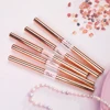 ANGNYA Double Head Nail Brush Gold Nail Art Brush Shadow UV Gel Nail Brushes For Manicure Products Painting Drawing Line Pen 5