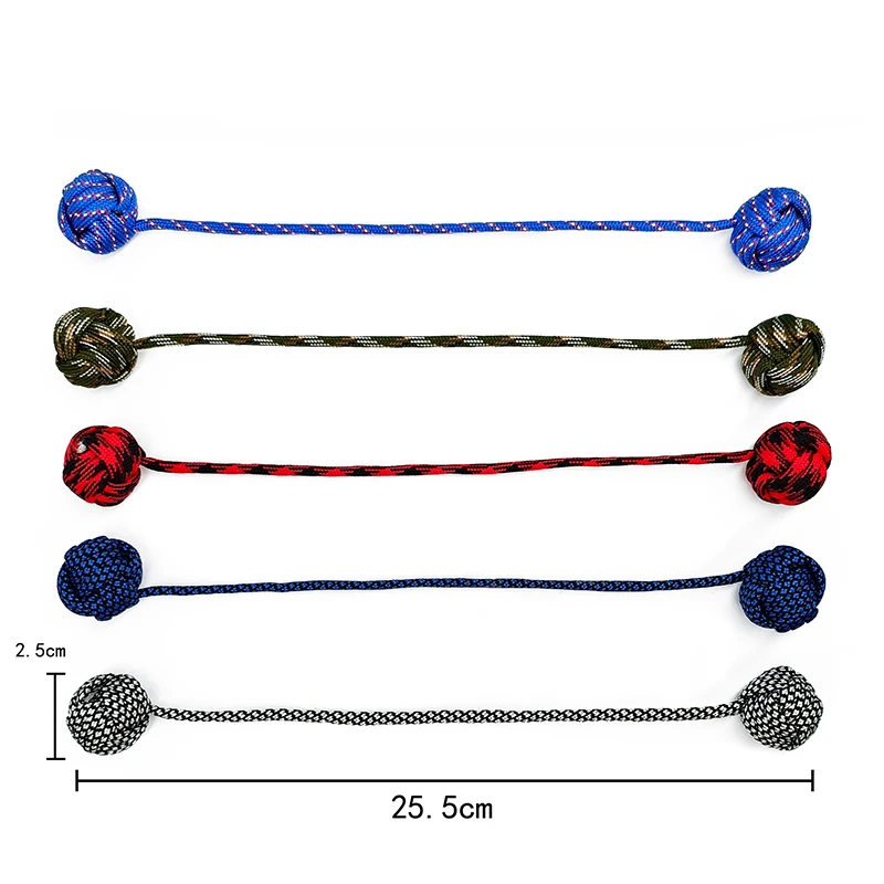 Stress Relief Fidget Toy with Paracord and Steel Beads