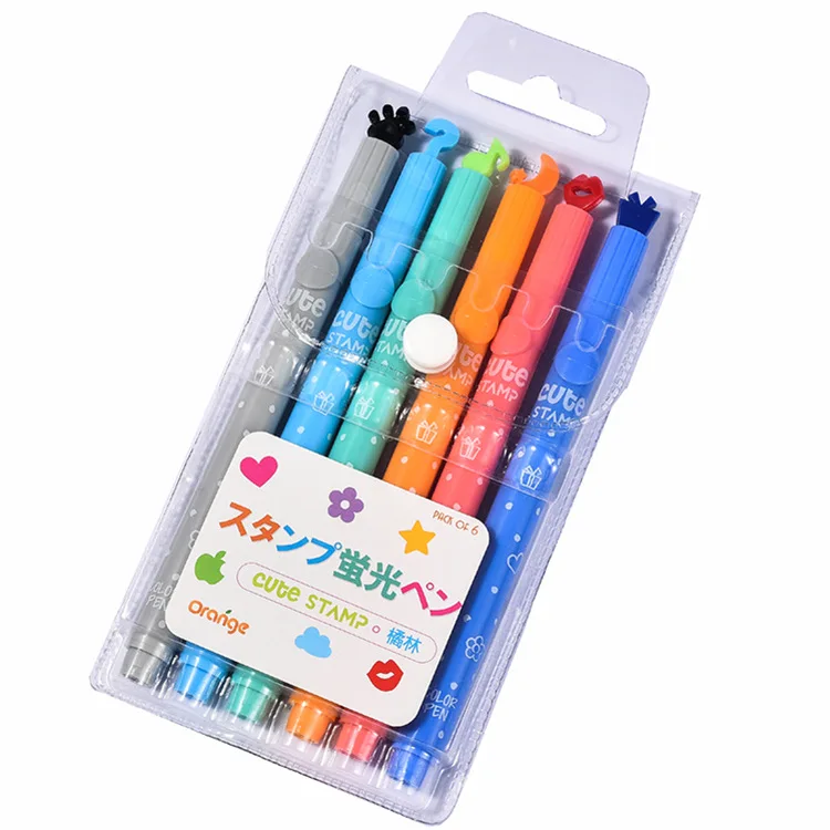 5 pz/set Kawaii Penna Evidenziatore Carino Orso Mini Evidenziatori per la  Scuola di Marcatura Penna Divertente Ufficio Regalo Stazionario Penne  Fluorescenti - AliExpress