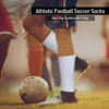 4 Pairs Men's Soccer Socks with Grip Non Slip Anti Slip Athletic Socks with Cushion Pads for Football Basketball Hockey 3