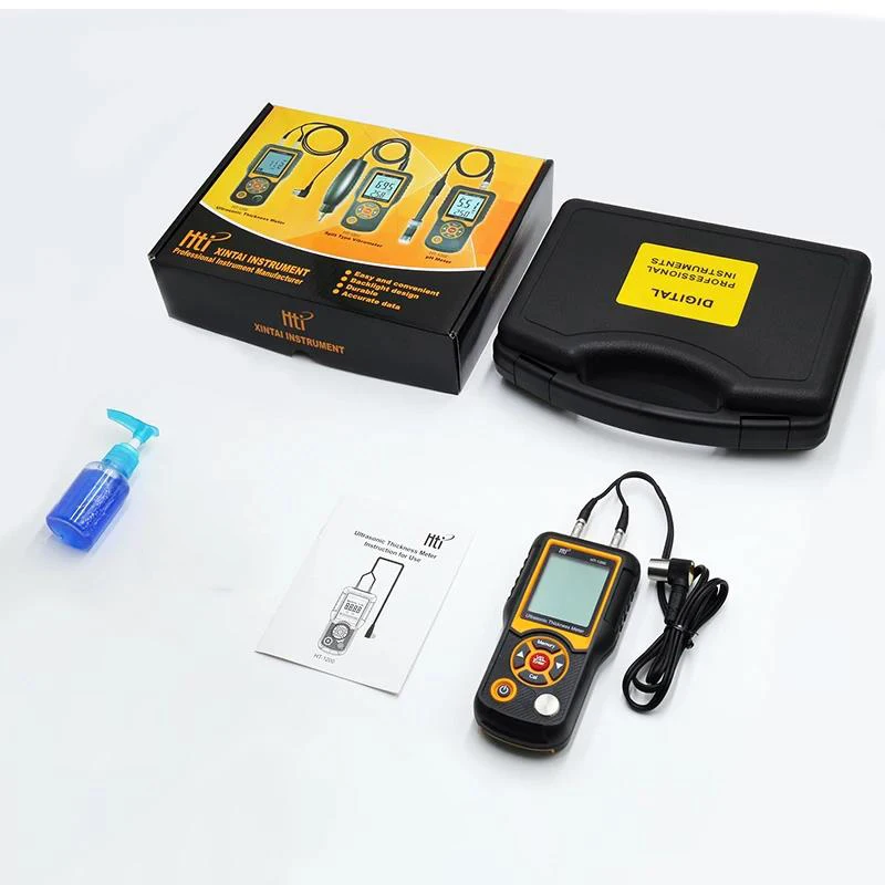 HTI HT-1200 Intelligent Ultrasonic Thickness Meter Metal High Precision Thicknes