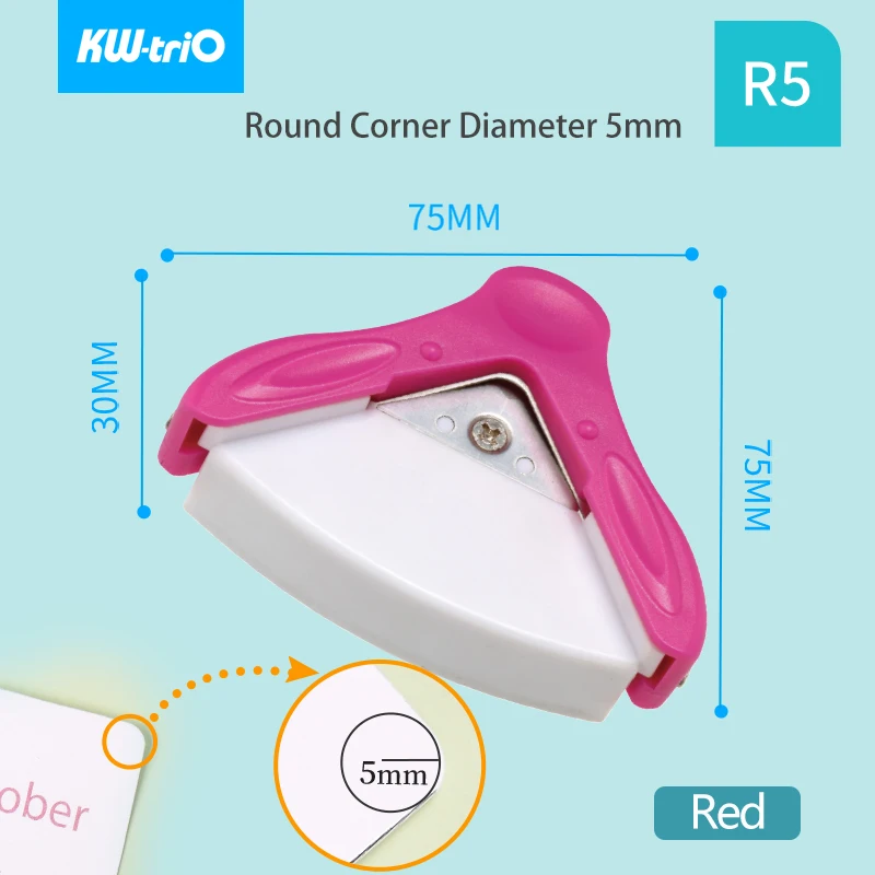 KW-trio 3-in-1 Corner Rounder Punch /R7R10mm Round Corner Trimmer