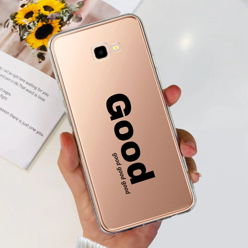 Elegant Printing Soft Silicone TPU Slim Cover for Samsung Galaxy J4 Core and J4 Plus