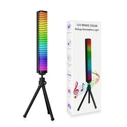 3d luz captador usb gaming atmosfera luz música rgb fantasma ritmo luz ao ar livre handheld atmosfera luz do carro luz