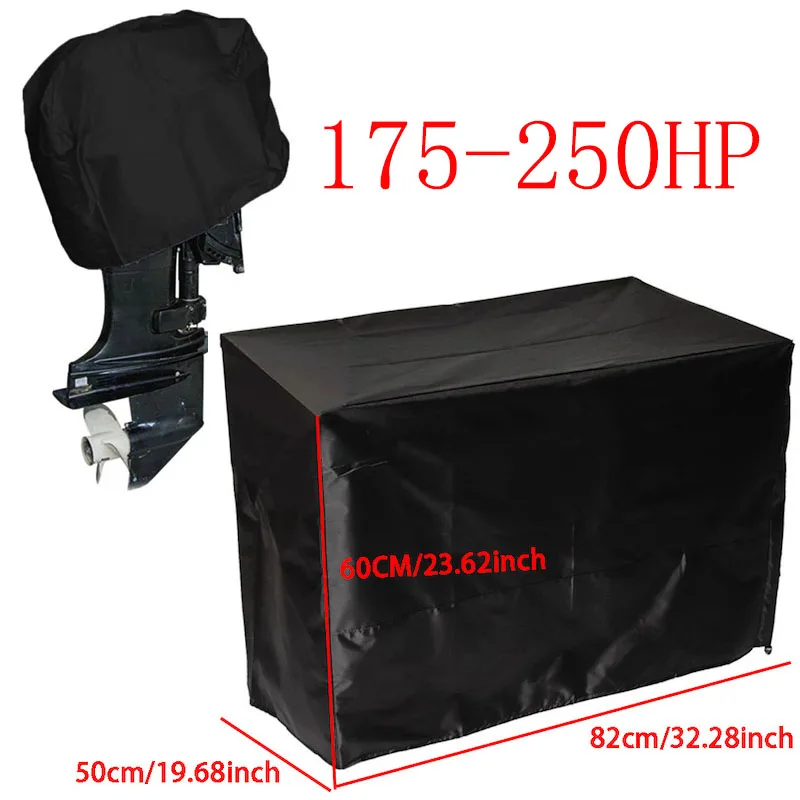 غطاء القارب الأشعة فوق البنفسجية مقاوم للماء 210D 420D 6-225HP