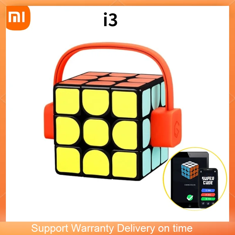 

Xiaomi Giiker AI Intelligent Super Cube i3 Bluetooth-compatible APP Sync Six Axis Sensor Recognition Chargable Smart Puzzle Toys