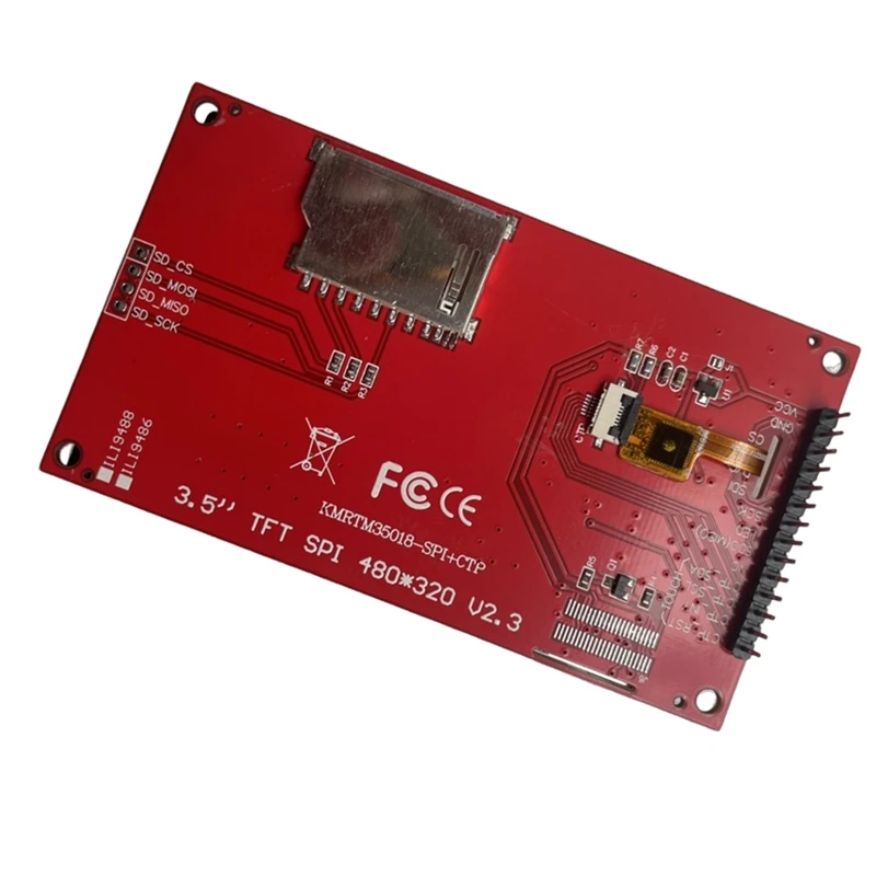 ٱ ޴ ÷ ,  ġ ũ, SPI  Ʈ, Ili9488, 3.5 ġ