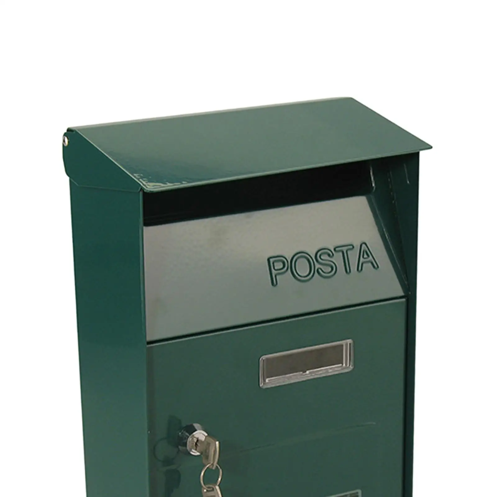 Wall Mounted Mailbox Wall Mounted Post Box Galvanised Zinc Alloy Outdoor Mailbox Lockable