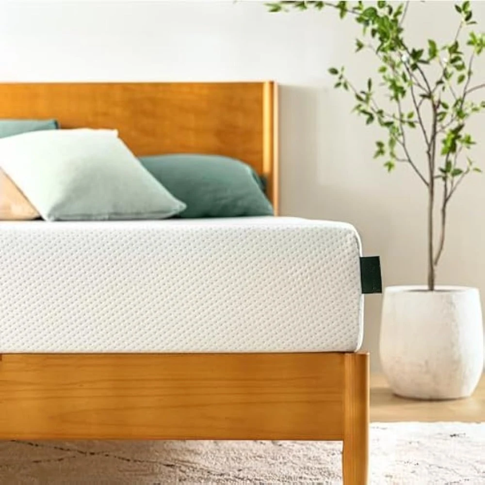 

8 Inch Green Tea Memory Foam Mattress Fiberglass Free CertiPUR-US Certified Bed Mattresses Short Queen Matress Sturdy Base Foam