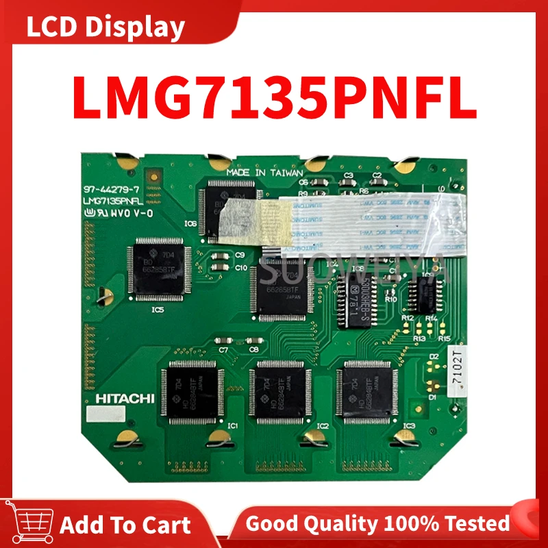 Visor Lcd para Reparação de Ecrã Matricial Lmg7135pnfl 100 Testado Original Lmg7135pnfl 3.5 240 × 200 Reparação para Fluke 744