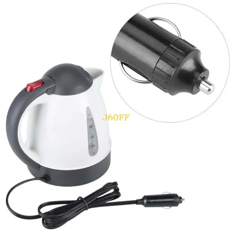 J60F Journey 전기 컵 12V 1000ml 이동 가능한 빠른 열 자동 닫기 탐험
