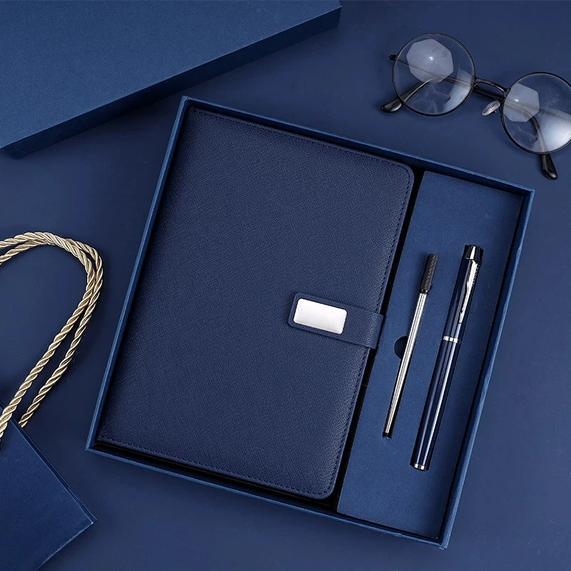 

Christmas Gift set, Valentine's Day set, multi-function wireless charging notebook, smart thermos cup, umbrella, sunshade gift