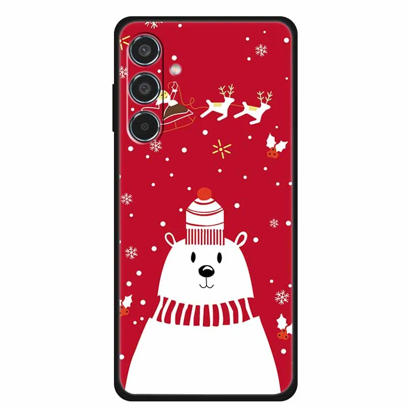 Festive Holiday Soft Silicone TPU Phone Case - Christmas Edition