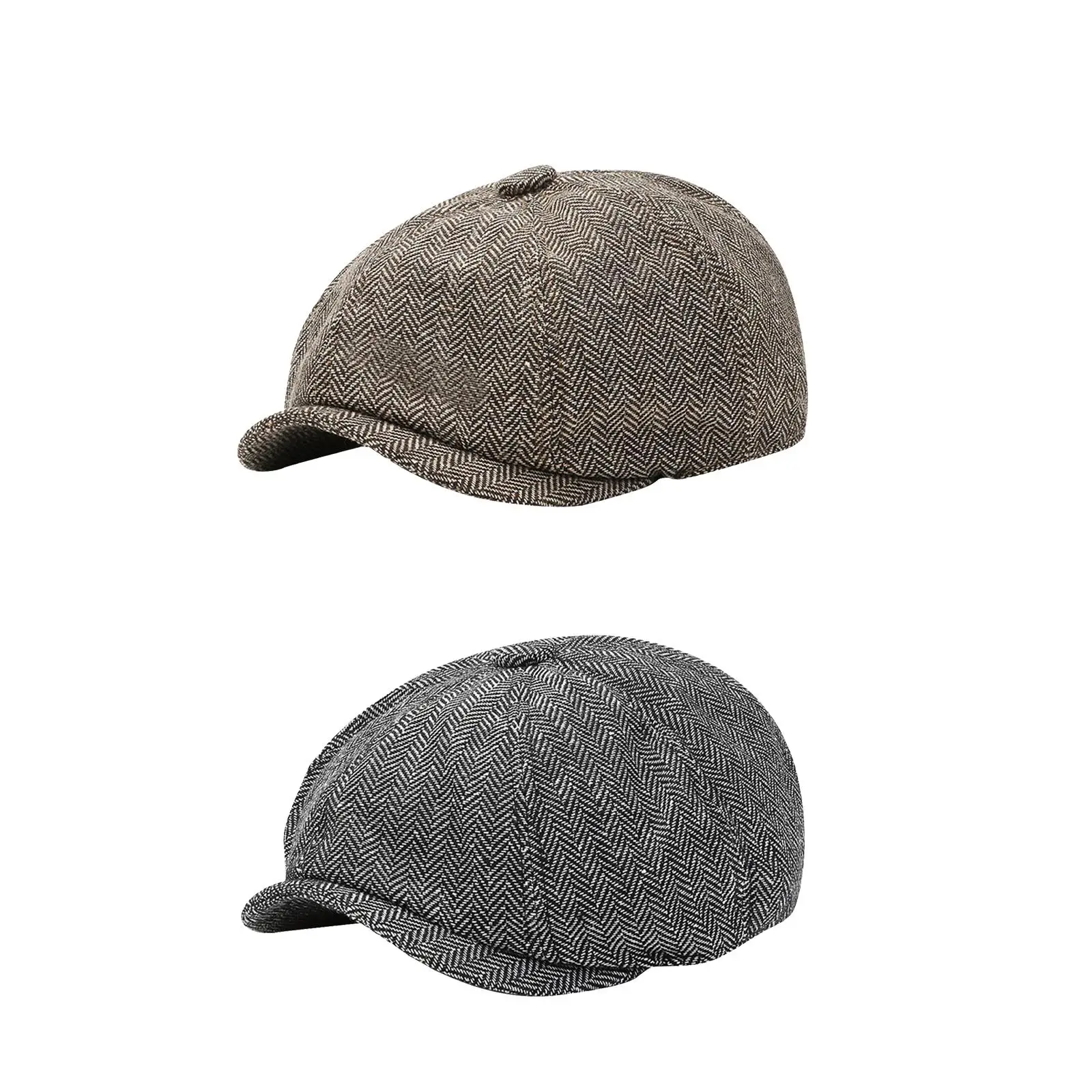 Beret Hat Fashion Newsboy Hat Golf Hat Autumn Winter Jazz Painter Cap Gift Flat Hat for Outdoor Travel Hiking Shopping Fishing