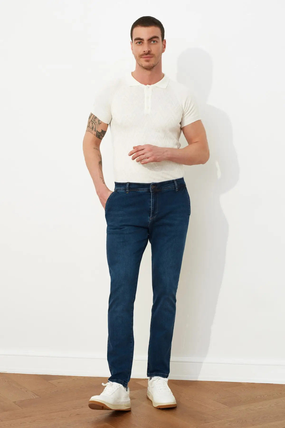 Trendyol Mens Chino Slim Fit Jeans TMNSS21JE0122|Jeans| - AliExpress