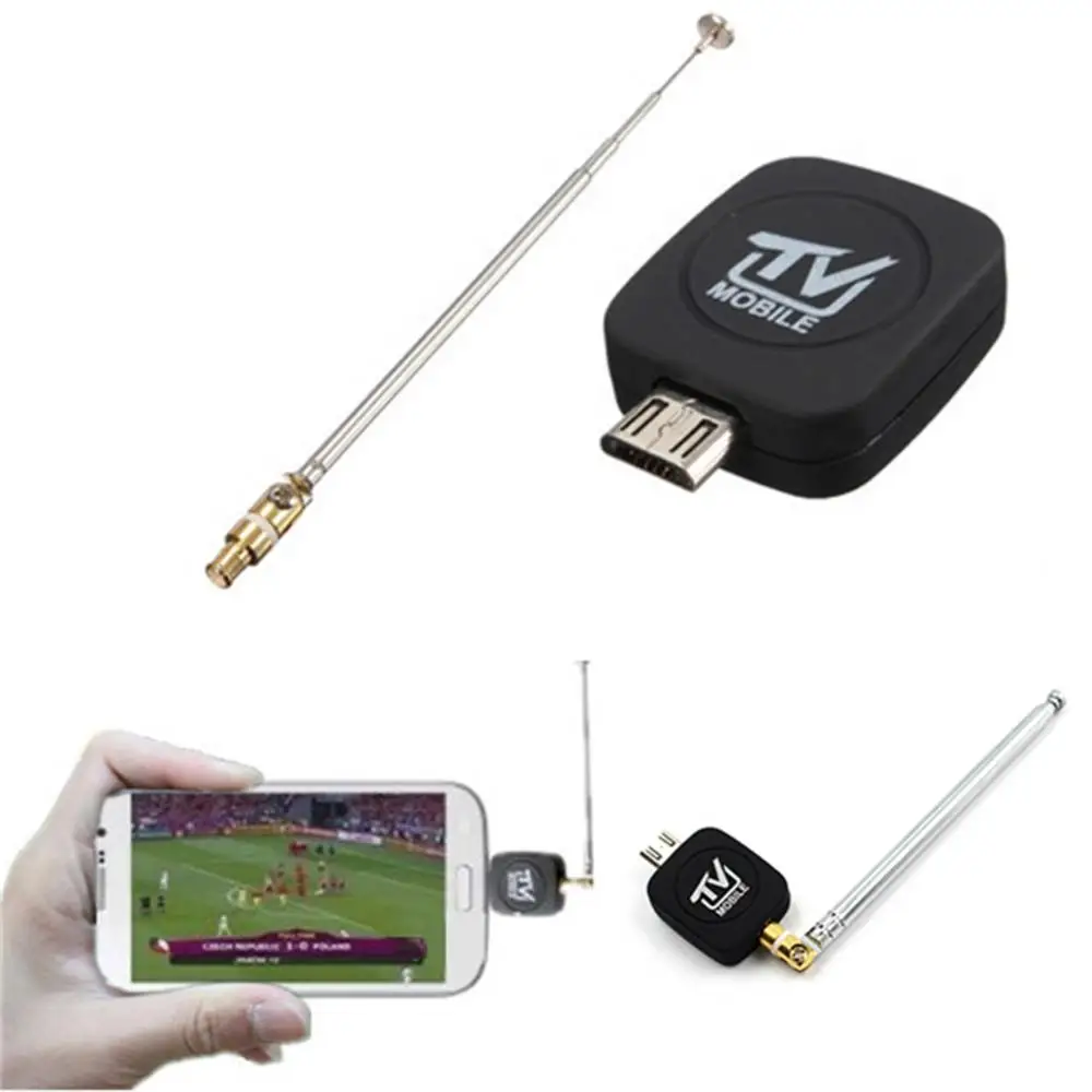 HD TV Receiver Mobile Digital TV Tuner USB DVB-T2 DVB-T with Micro Antenna for Android Phone Tablet Pad HDTV Dongle tv tuner wireless receiver