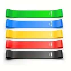 Versatile Fitness Resistance Band Set - 5pcs for Effective Home and Gym Workouts (Colorful suit)