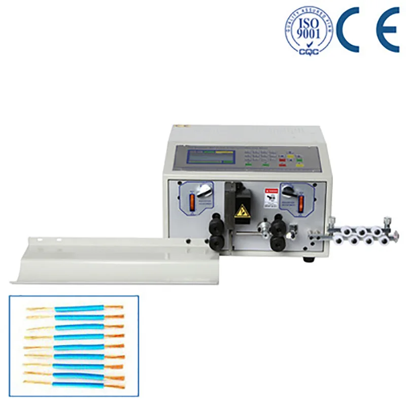

SWT508-E Computer Sheathed Cable Wire Stripping Cutting Peeling Machine for cable crimping and peeling from 0.1-8mm²