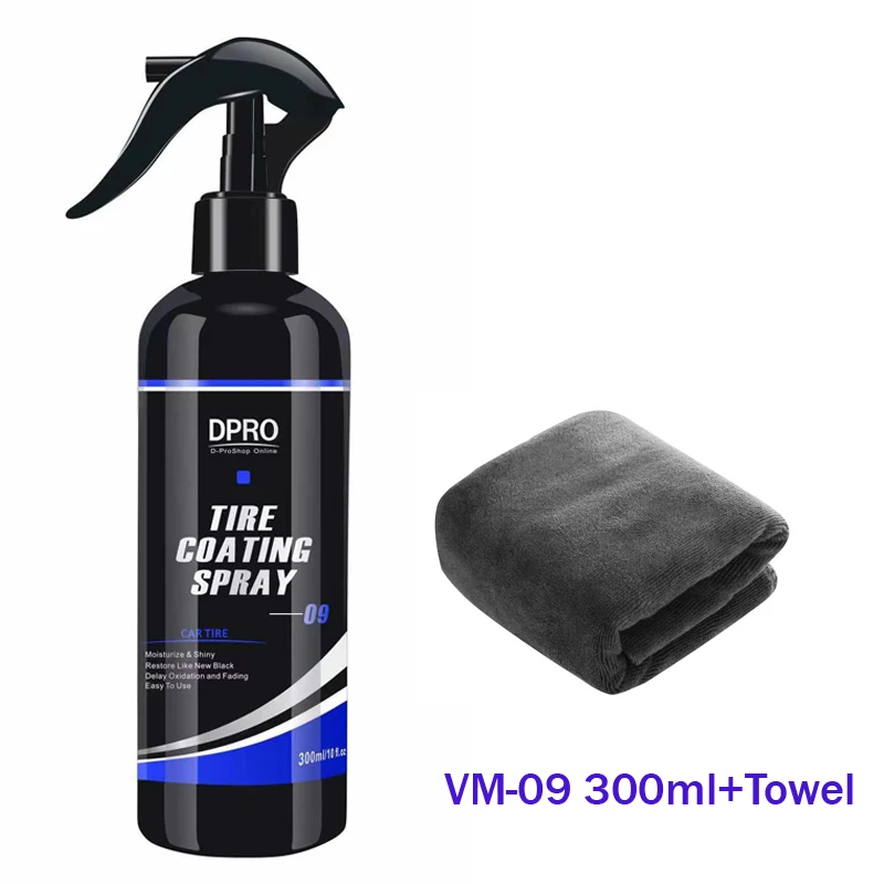 DPRO Black Car Tire Blackening Ceramic Coating Spray Liquid Refurbishing  Auto Wash Accessories Spraying Polish Wax Clean VM-09 meguiars car wax