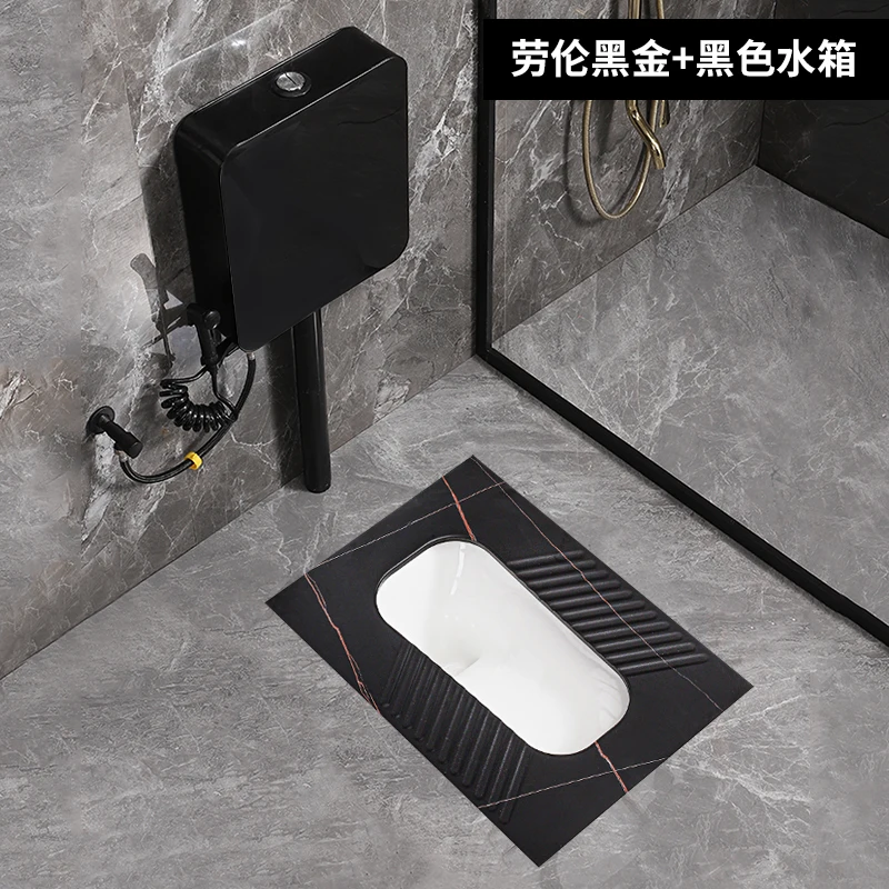 *Toilet Induction Water Tank Set Non-Slip Squat Urinal Bathroom Potty Chair Deodorant Bedpan 2