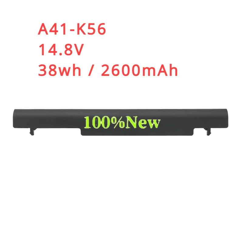 

15V 2600mAh A41-K56 Аккумулятор для ноутбука ASUS K46 K46C K46CA K46CM K56 K56CA K56CM S46C S56C R505CA A32-K56 A42-K56