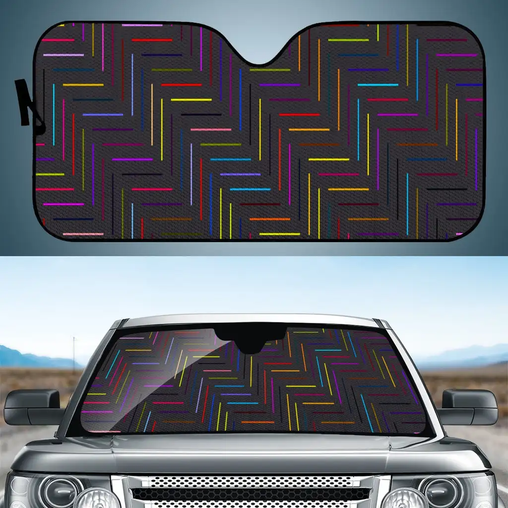

Night Spectrum Auto Sun Shades Car Windshield Window Cover Sunshade Universal, two sizes