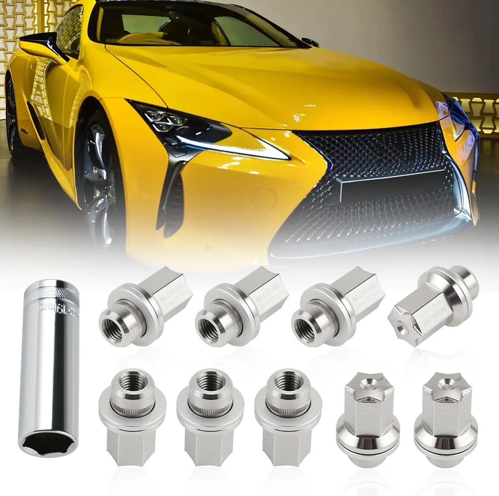 M12x1.5 Flat Mag Lug Nuts For Toyota Rav 4 19972016 Sequoia 20012006 Nuts & Bolts AliExpress