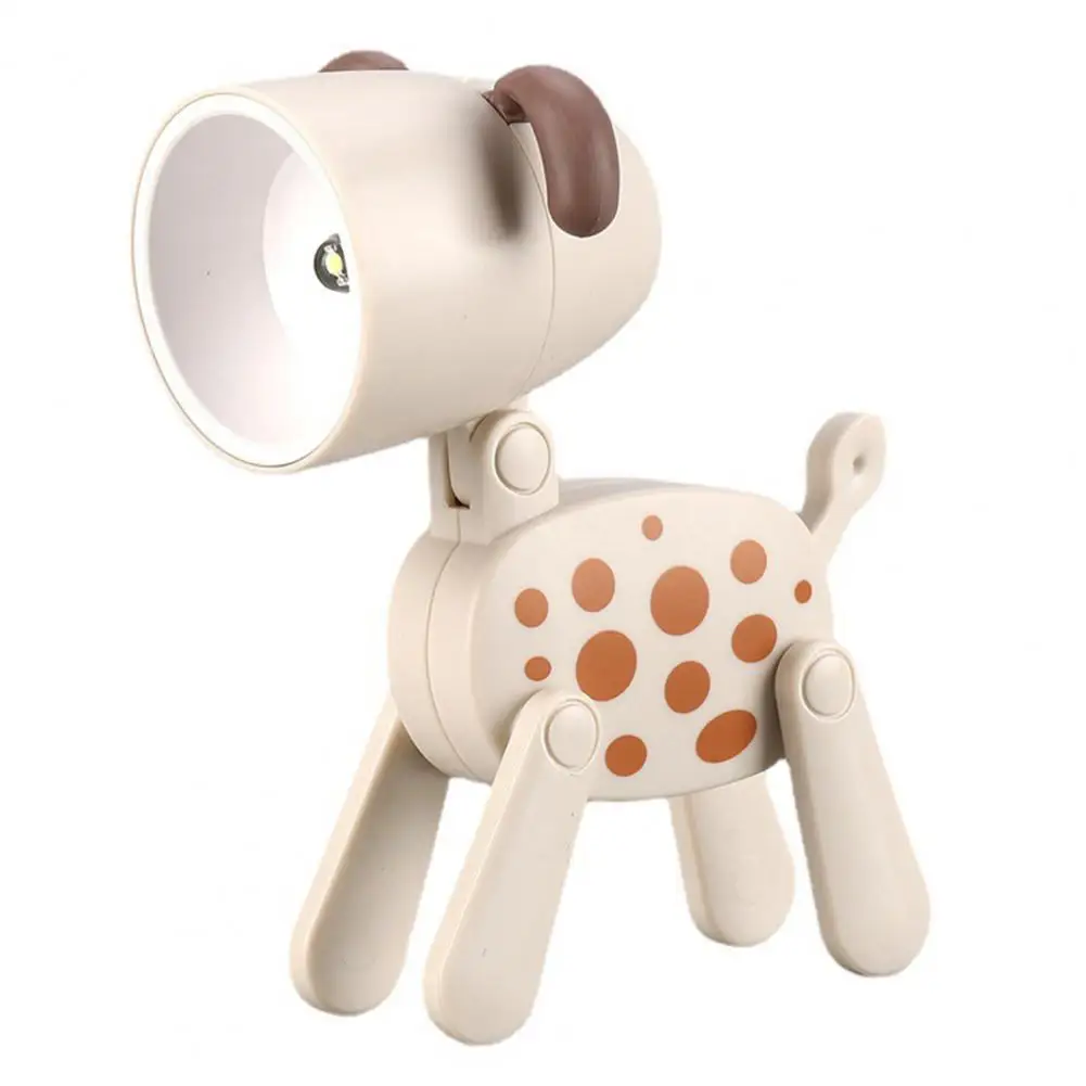 

Excellent Desk Lamp Non-Glaring Decorative Compact Cartoon Dog Deer LED Mini Desk Lamp