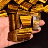50g  Natural Tiger's Eye Slice Rough Gemstone Raw Tiger Eye Stone Small Slab 4