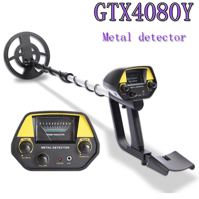 

GTX4080Y Entry Level Underground Metal Detector Gold And Silver Outdoor Beach Treasure Hunt Archaeology