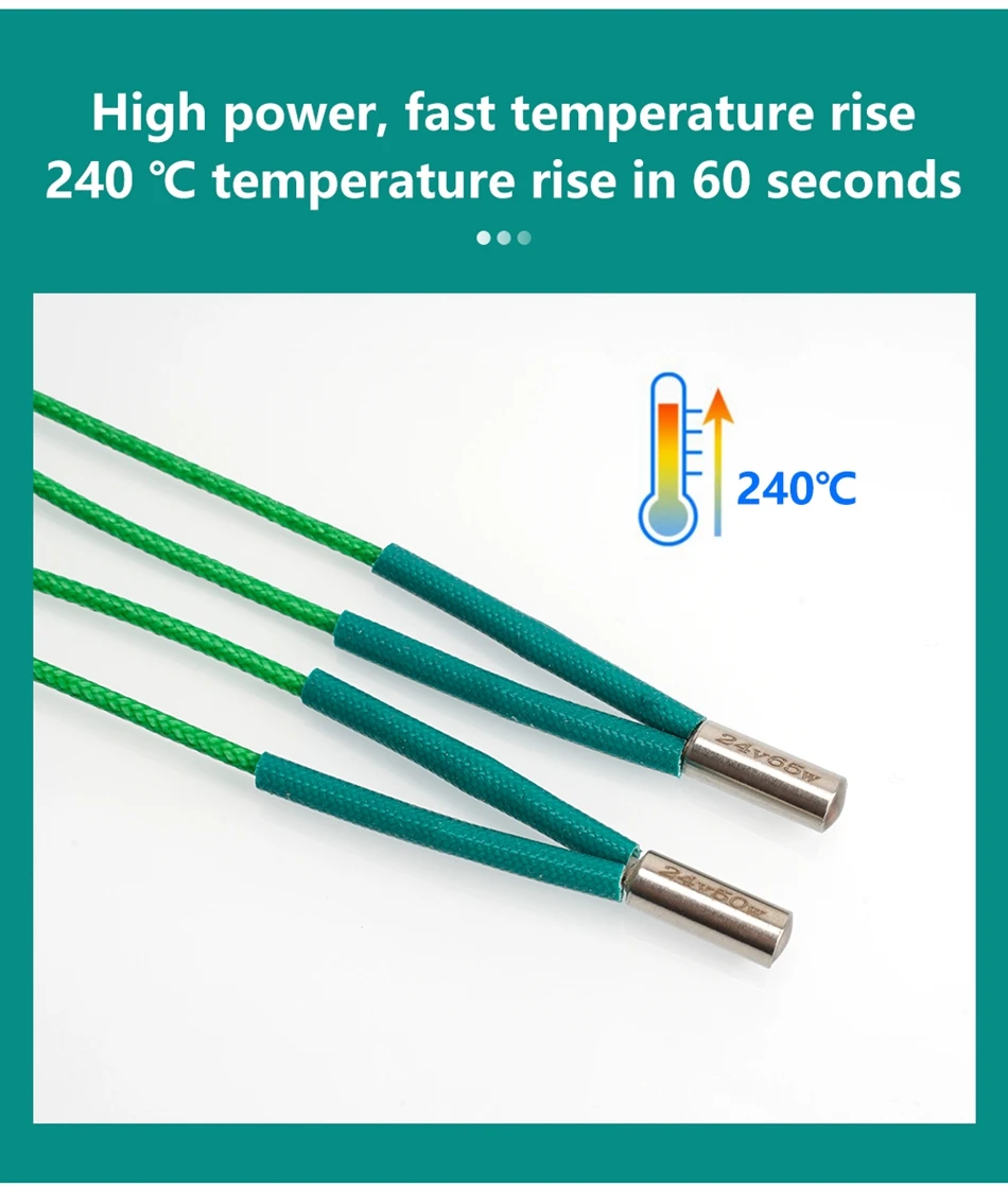 Cartucho aquecedor de impressora 3d, tubo de
