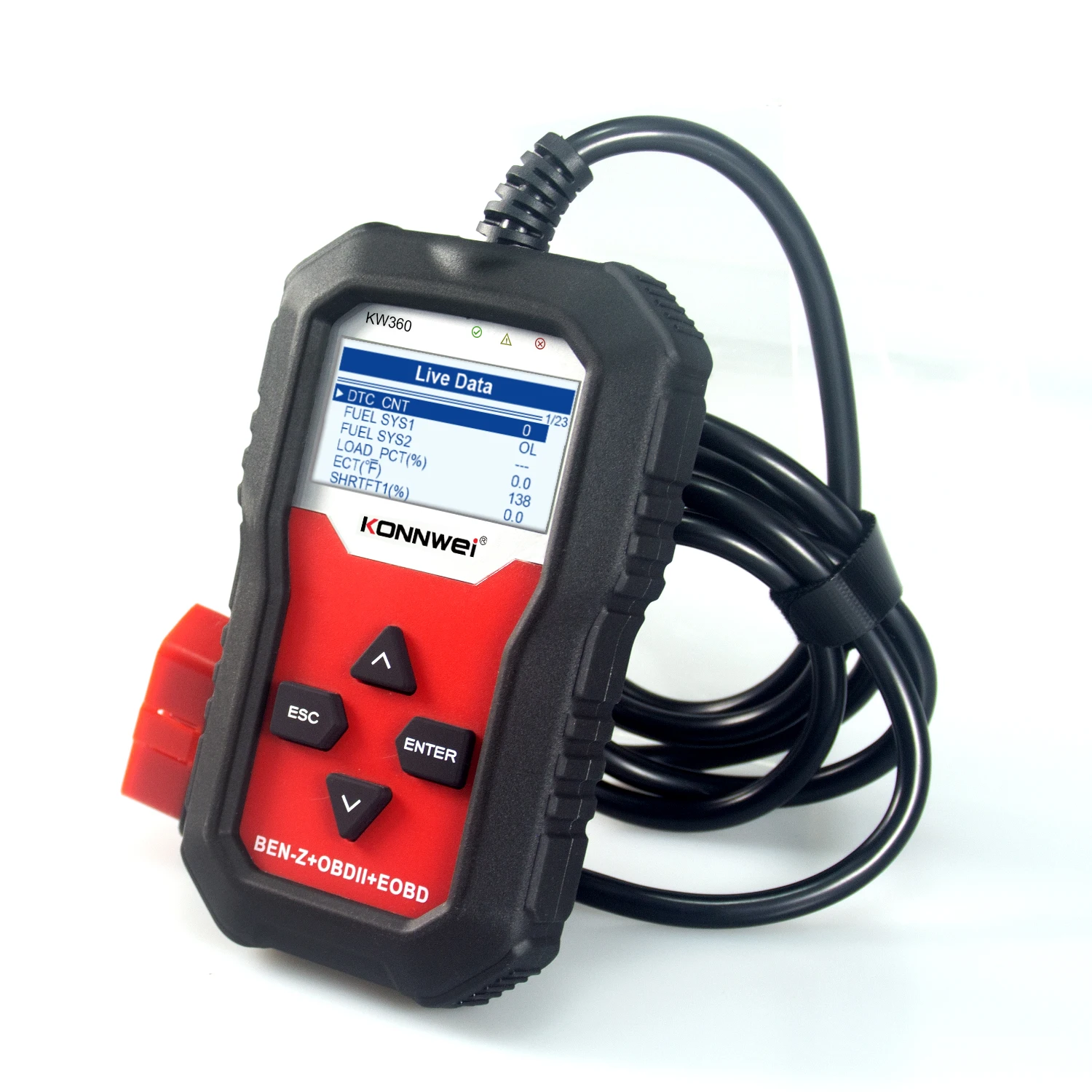 

2023 100% Original KONNWEI Obd2 Car Tool KW360 Car Obd Scanner Code Reader Diagnostic Tool