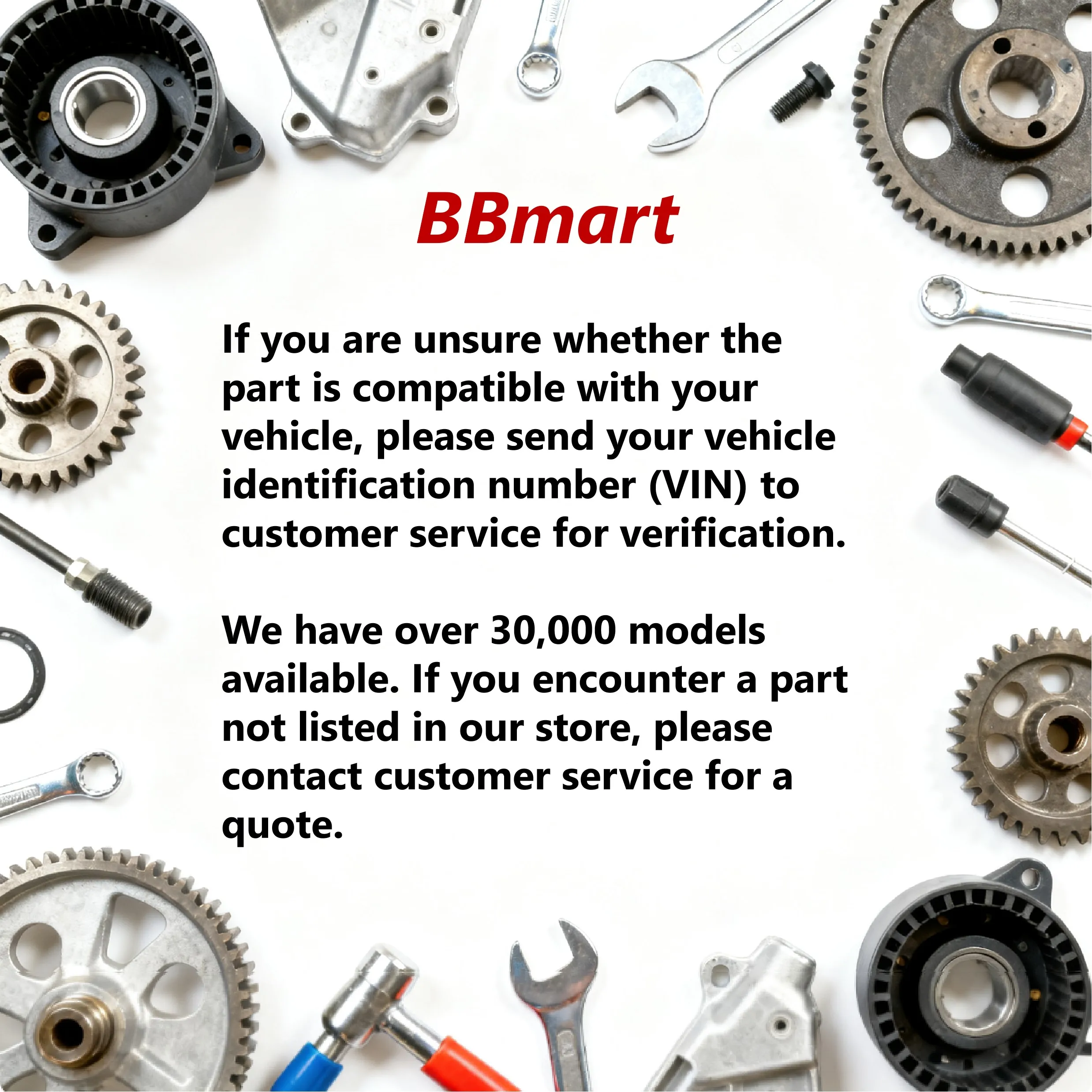 51778099123 51778099124 BBmart 프론트 휠 아치 플레어 트림 패널 포함 L/R BMW X5 G05 및 기타 고품질