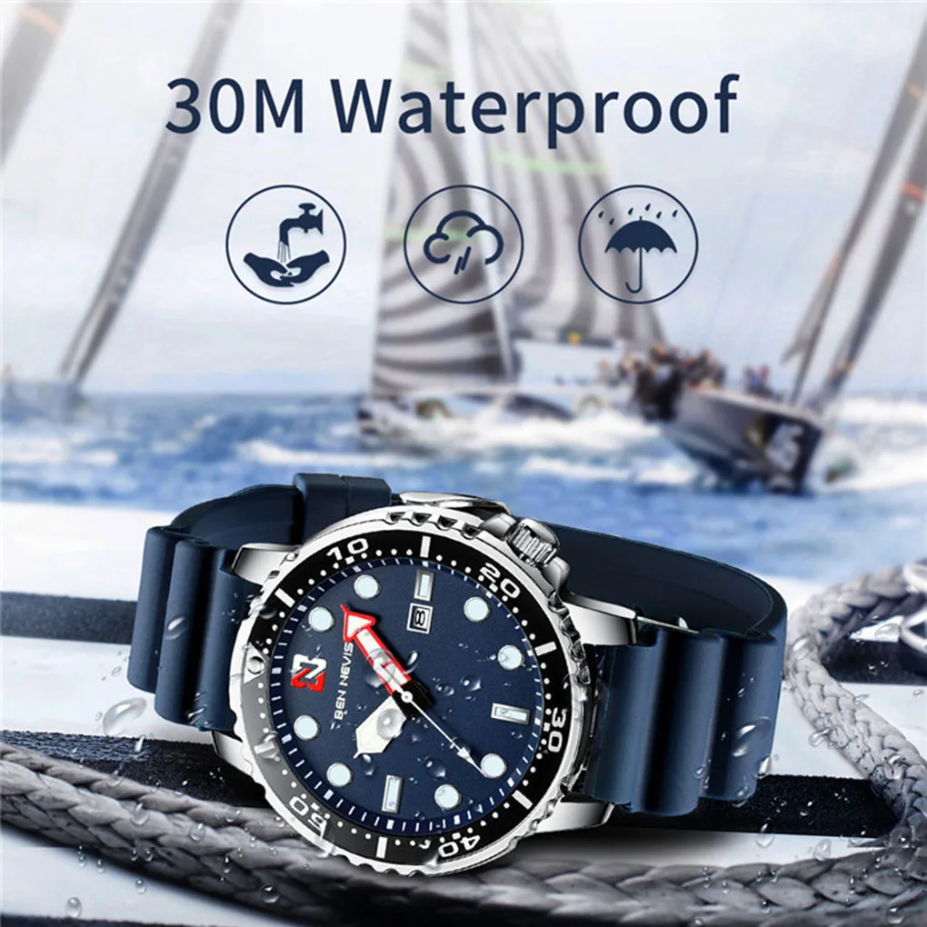 Men Multi-function Waterproof Quartz Wristwatch Fashion Stainless Steel Quartz Watch Adjustable Band Watch Relogio Masculino S471ec55f9cf04e8698759df4d0a8da477