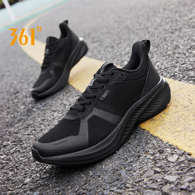 

361 Degrees Men Running Shoes Shock Absorption Stable Cushioning Racing Cushion Lightweight Breathable Male Sneakers 672422222