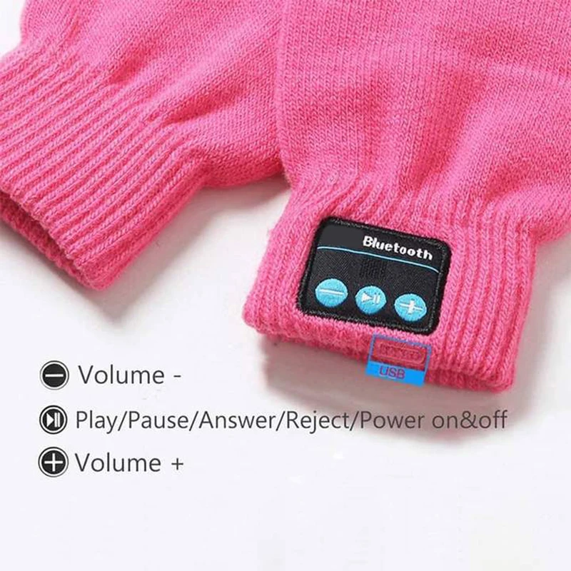 Warm Touch Screen Phone Bluetooth-compatible Speaker Gloves Wireless Bluetooth-compatible Glove Smart Gloves For Outdoor 스마트터치장갑