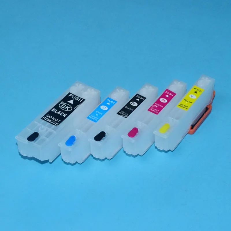 Printer Supplies Ink Cartridge Inkjet Ink Cartridge 5PCS 26xl Refillable Ink Cartridge With Auto Reset Chip For Epson XP 520 XP 600 XP 610 XP 620 XP 700 XP 800 XP 810 XP 820