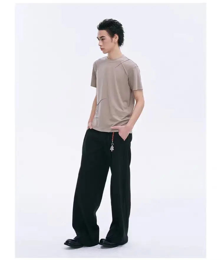 Catsstac 25ss Thorn design round neck casual t-shirt minimalist cleanfit