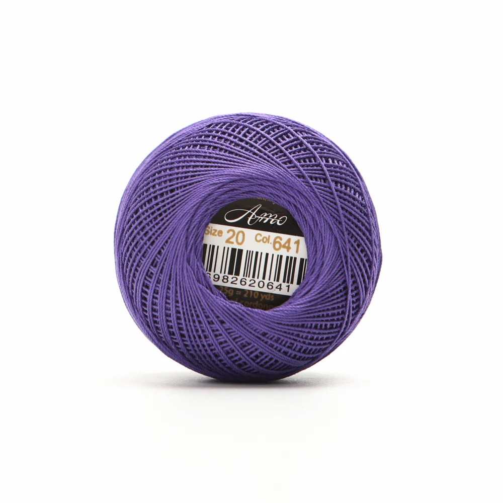 Amohilos Größe 20 Doppel Mercerisierter Ägyptischer Baumwolle Häkeln Faden Perfekte Occhi Nadel Projekte 25 Gramm 210 Yards Ball – Detail 21