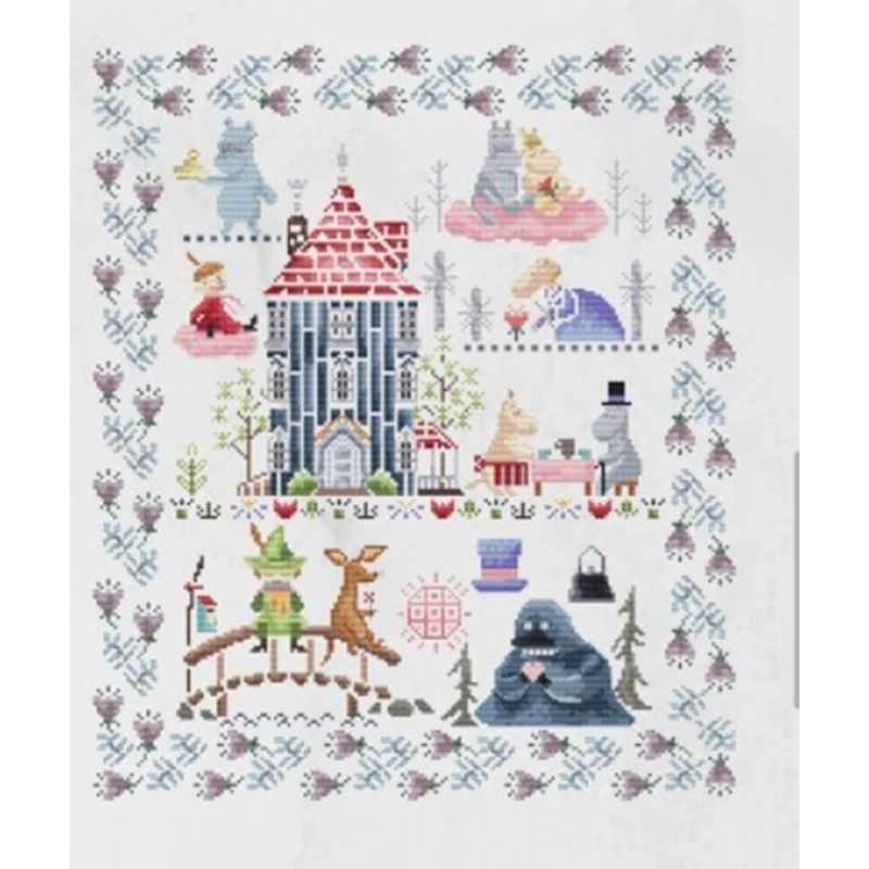 7433 Kreuz stich setzt Kreuz stich Gemälde 14ct 18ct Stich Kreuz stich Kit Stickerei Nadel Kunst & Handwerk komplettes Kit Hobby