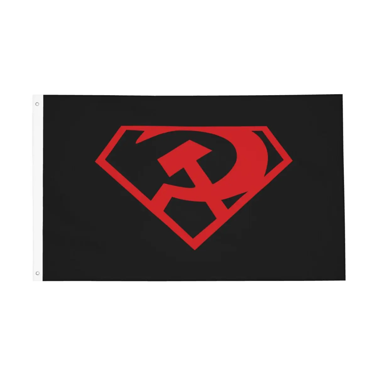 Cccp Urss Superman Logo Flag Banner 2 Grommets Stalinan Red Comedal Military Russian Army Russia Decoration 60X90 90X150Cm Flags